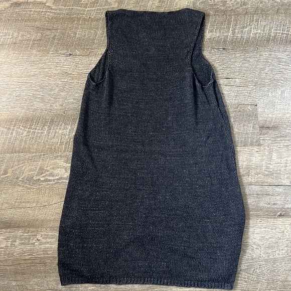 VINCE Knitted Navy Blue Tank Top Size Large - Picture 5 of 6